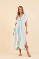 Turqs and Caicos Maxi Dress front