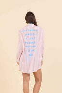 Coralina Stripe Printed Shirt back