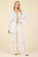 Gold Dust Stripe Pants Set