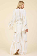 Gold Dust Stripe Pants Set back