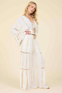 Gold Dust Stripe Pants Set side