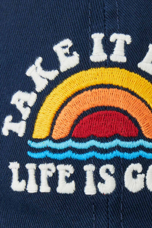 Life is Good Take It Easy Soft Mesh Back Cap zoom
