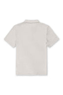 Grey Performance Jersey Polo back
