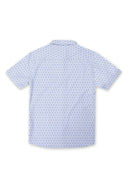 White Printed Performance Shirt back