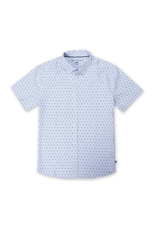 White Printed Performance Shirt