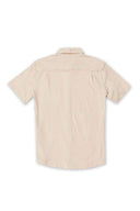 Tan Performance Seersucker Shirt back