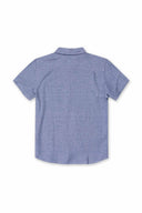 Navy Linen SS Shirt back