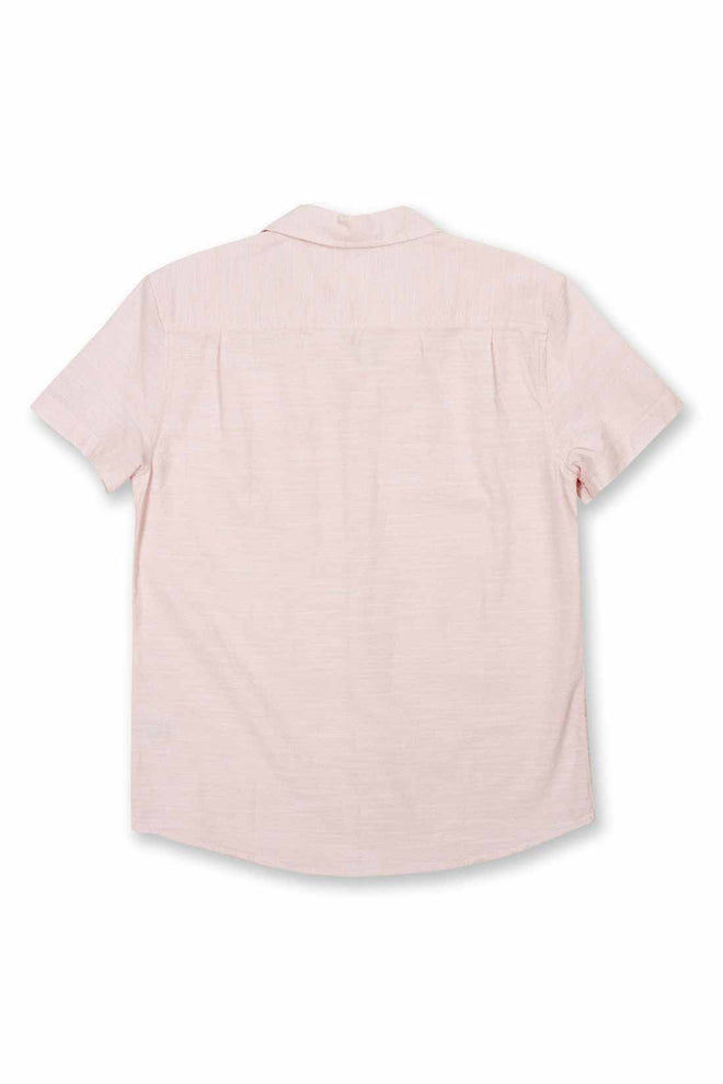 Pink Linen Shirt back