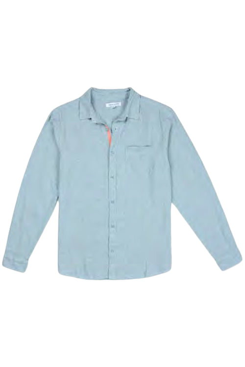 Sage Long Sleeve Linen Shirt