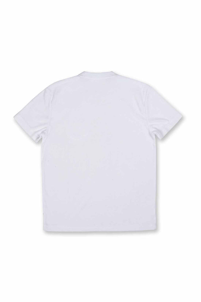 White Terry Cloth T Shirt back