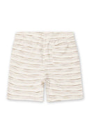 Beige Slub Terry Shorts back