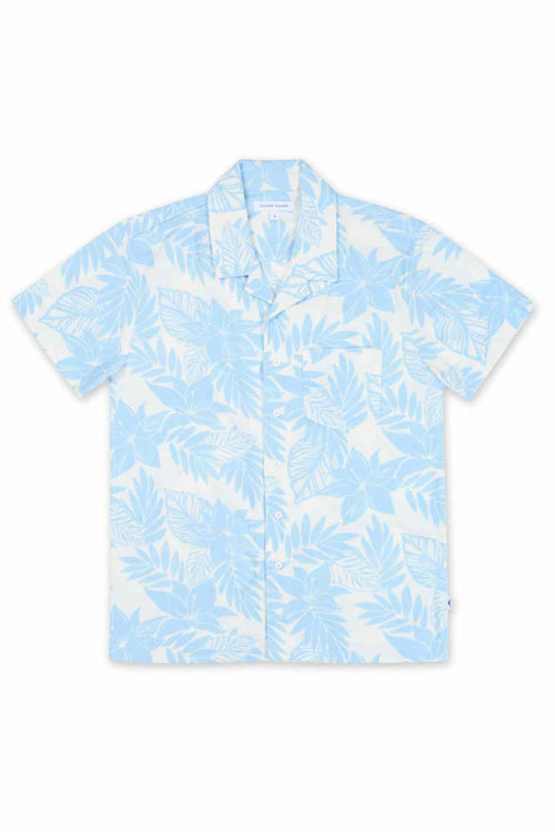 White Printed Terry Shirt