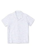Mint Stripe Slub Terry Shirt