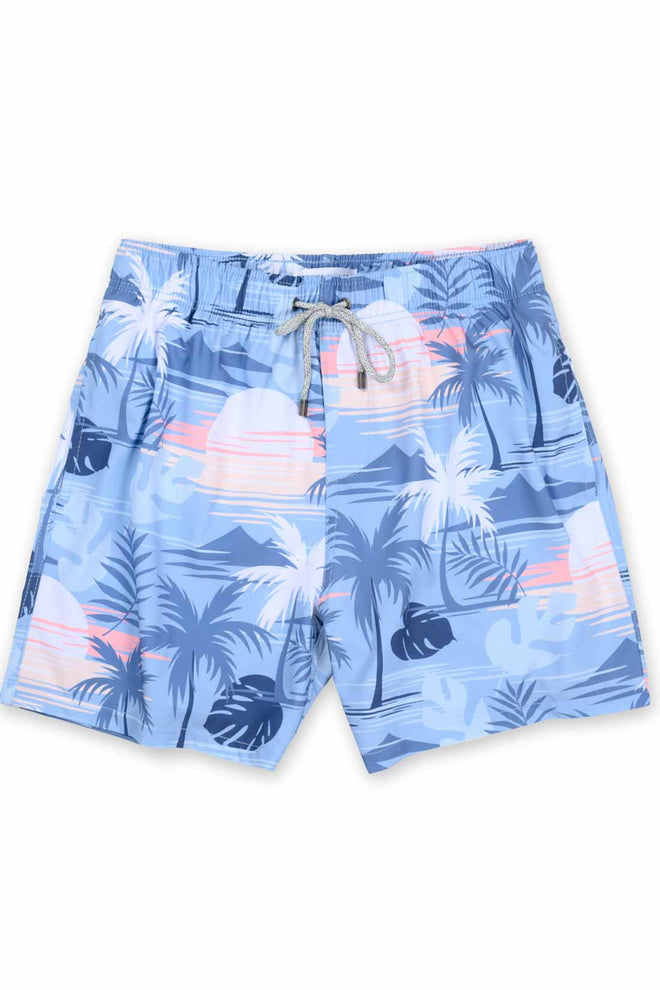 Sunset Printed Swim Trunk