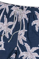 Navy Palms Printed Swimtrunk detail