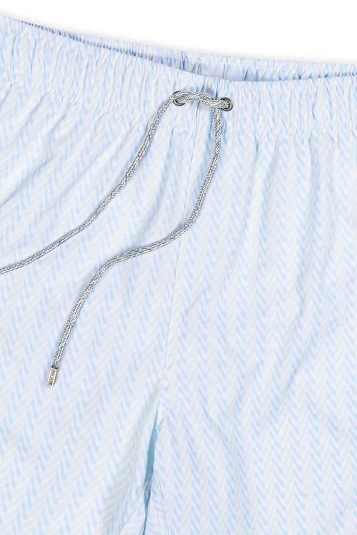 Lime Pattern Swimtrunk detail