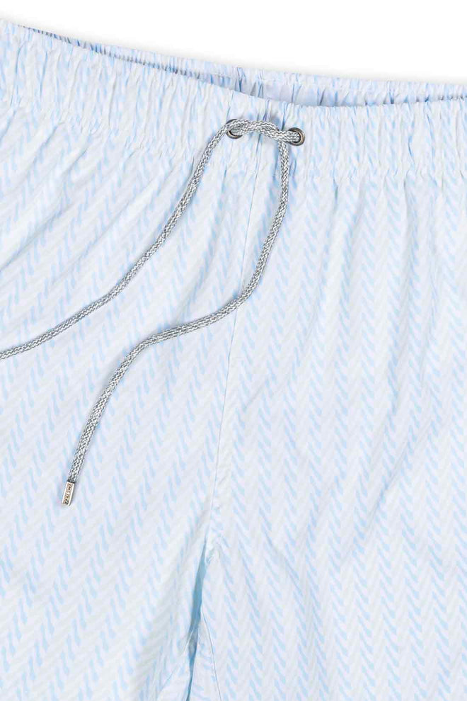 Lime Pattern Swimtrunk detail