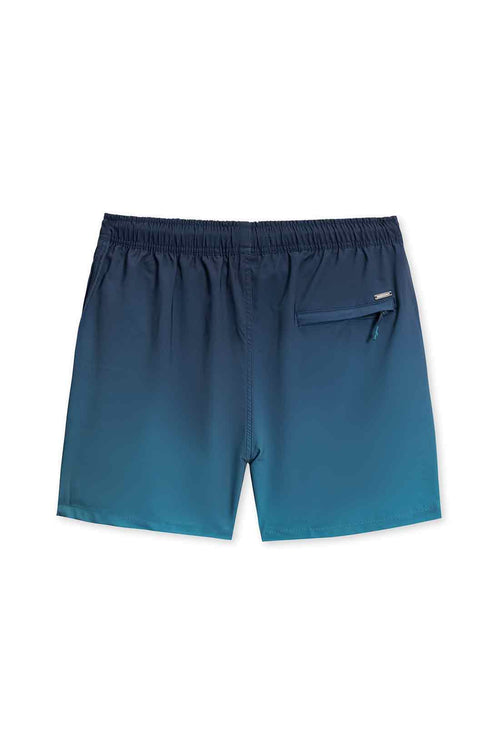 Dark Teal Performance Swimtrunk back
