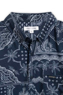 Navy Bandana Print Shirt detail