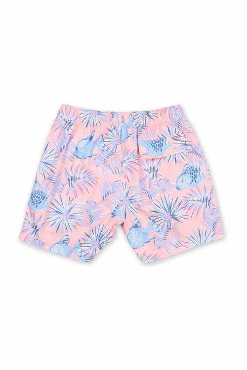 Sea Print Poolside Swim Trunk back