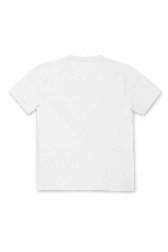White Notch Tee back