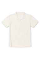 White Pique Polo