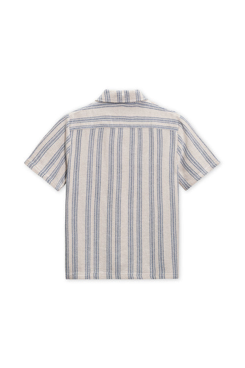 Sand Basket Weave Camp Shirt back