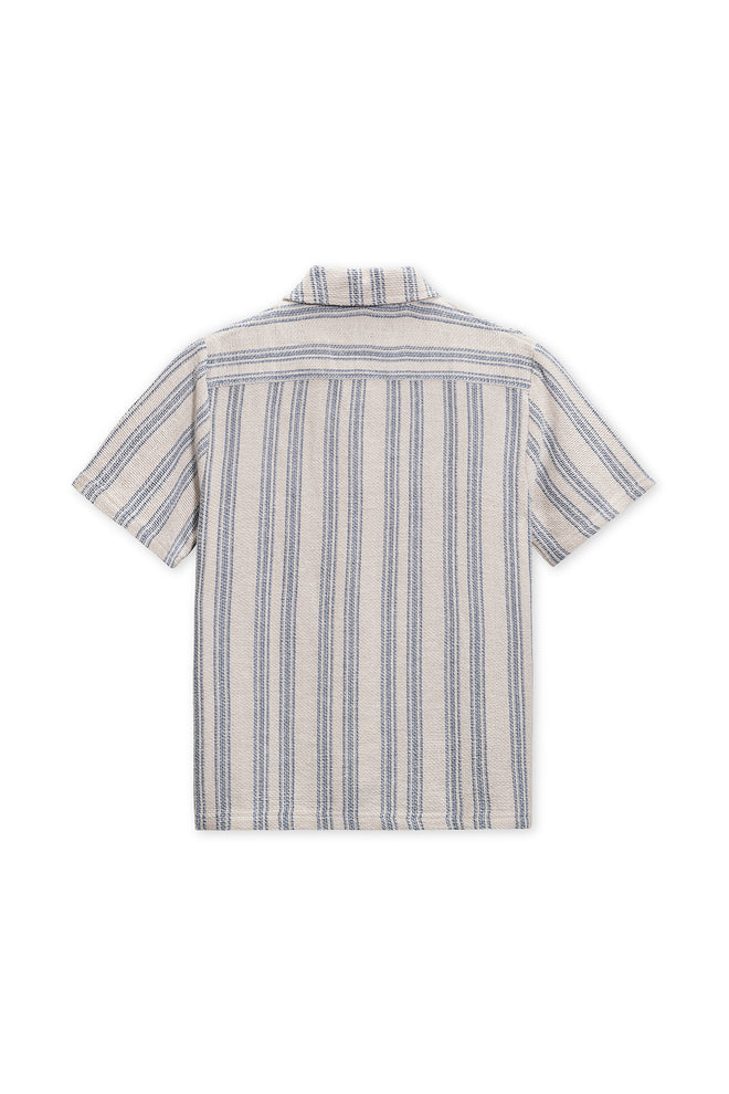 Sand Basket Weave Camp Shirt back