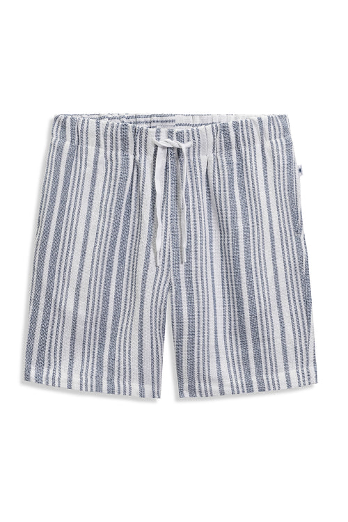 Navy Basket Weave Short