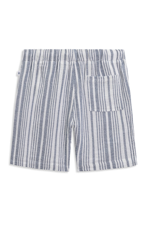 Navy Basket Weave Short