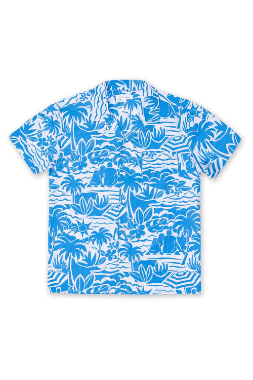 Blue Island Camp Shirt