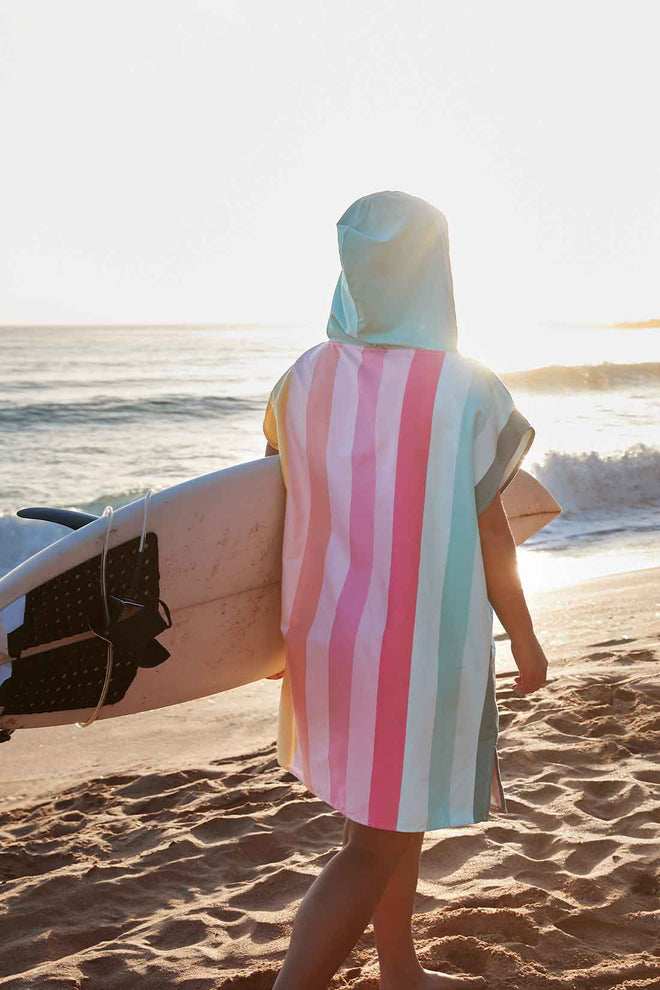 Dock and Bay Coastal Candy Poncho