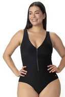 Garotas Black Essentials Sporty One Piece