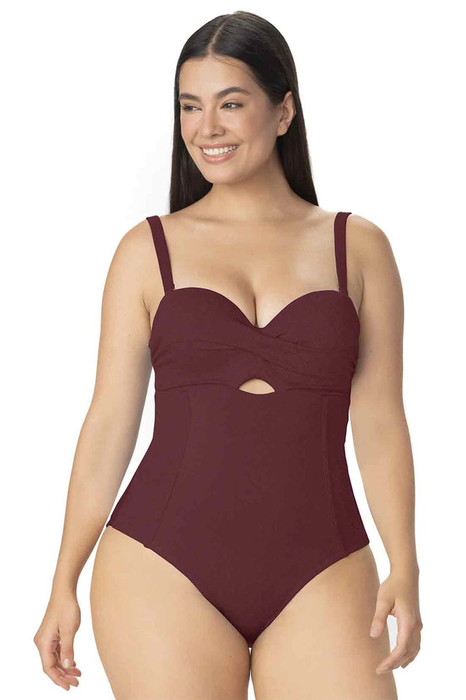 Garotas Merlot Essentials Cups One Piece