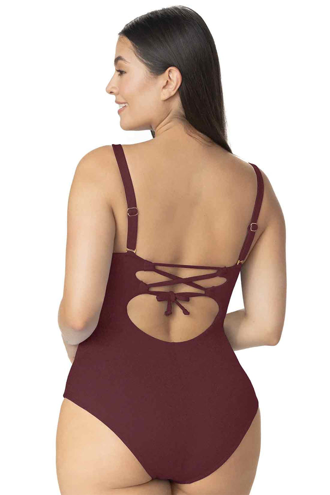 Garotas Merlot Essentials Cups One Piece back