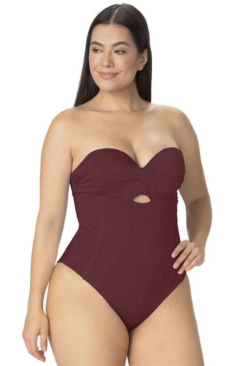 Garotas Merlot Essentials Cups One Piece front