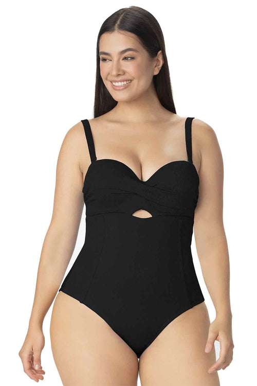 Garotas Black Essentials Cups One Piece