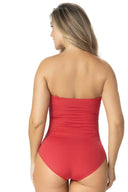 Garotas Solnic Red One Piece back