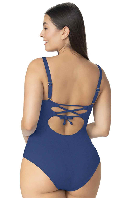 Garotas Blue Essentials Cups One Piece back