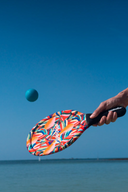Rainbow Palm Leaves Beach Paddle Set lifestyle