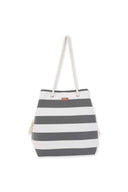 Black Stripes Tote Bag