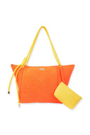 Orange Terry Tote Bag
