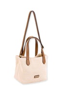 Natural Poly Straw Crossbody