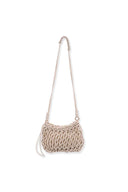 Beige Poly Cotton Crossbody