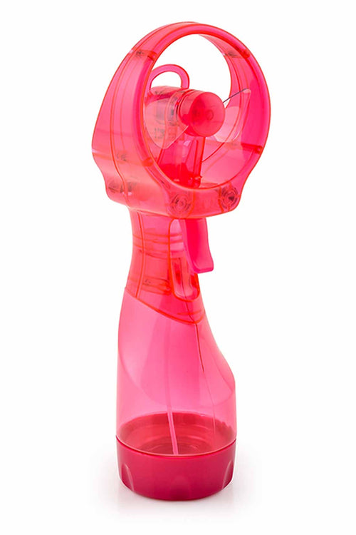 Hot Pink Deluxe Misting Fan