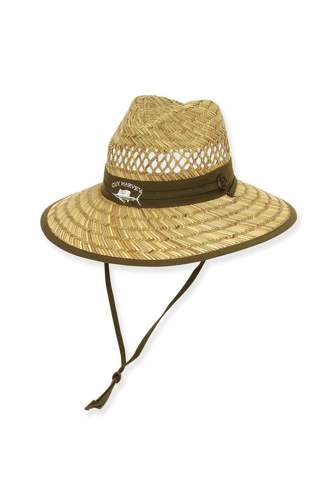 Green Rush Straw Safari Hat