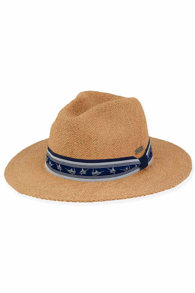 Tan Paper Straw Safari Hat