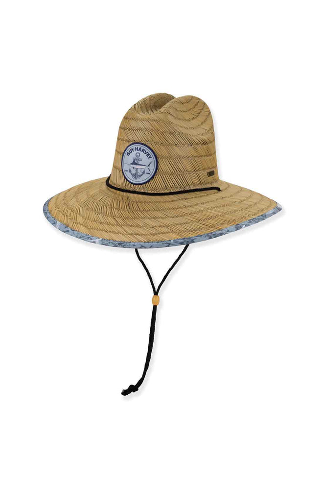 Grey Marlin Rush Straw Lifeguard Hat