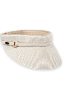 Juliana Ivory Paperbraid Visor