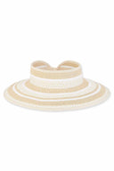 Mila White Tones Roll Up Visor